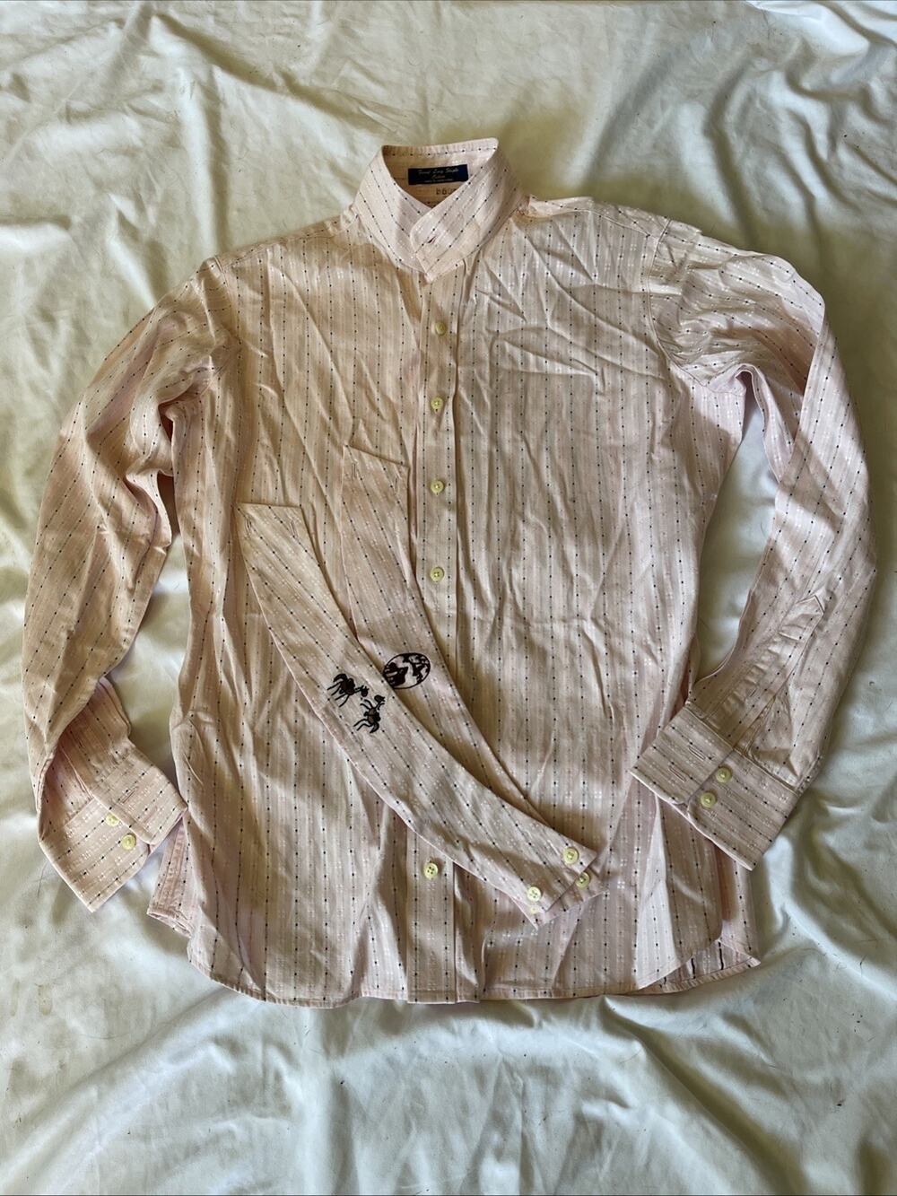 Essex Finest English Riding Equestrian Show Shirt Women’s 36 Pink Collars